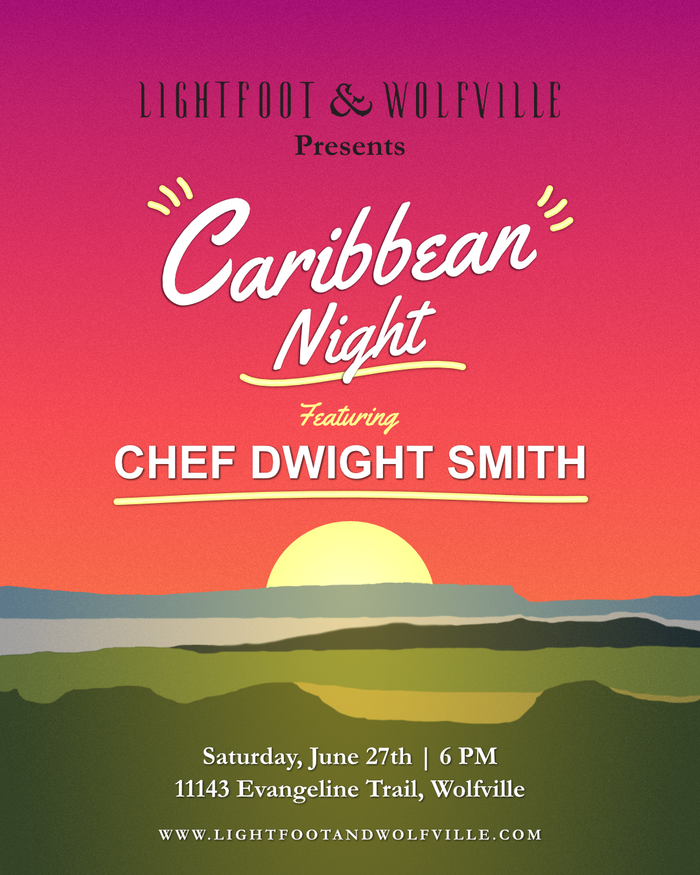 Caribbean Night w/ Chef Dwight Smith - June 27th