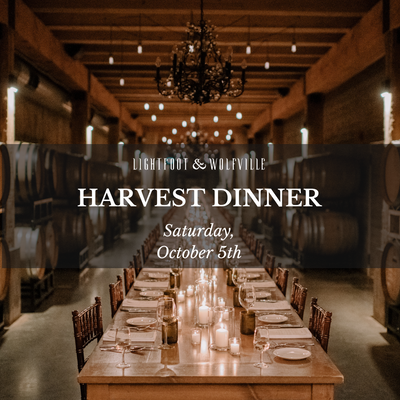 Harvest Dinner - October 5th