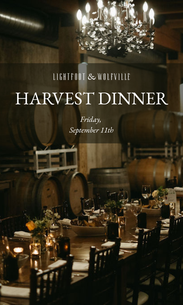 Harvest Dinner - September 11th