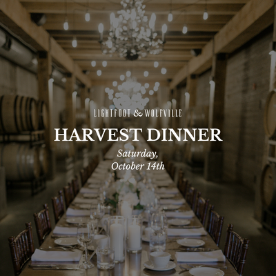 Harvest Dinner - October 14th